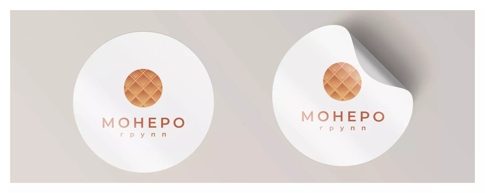 Разработка логотипа компании «Монеро групп» в Великих Луках