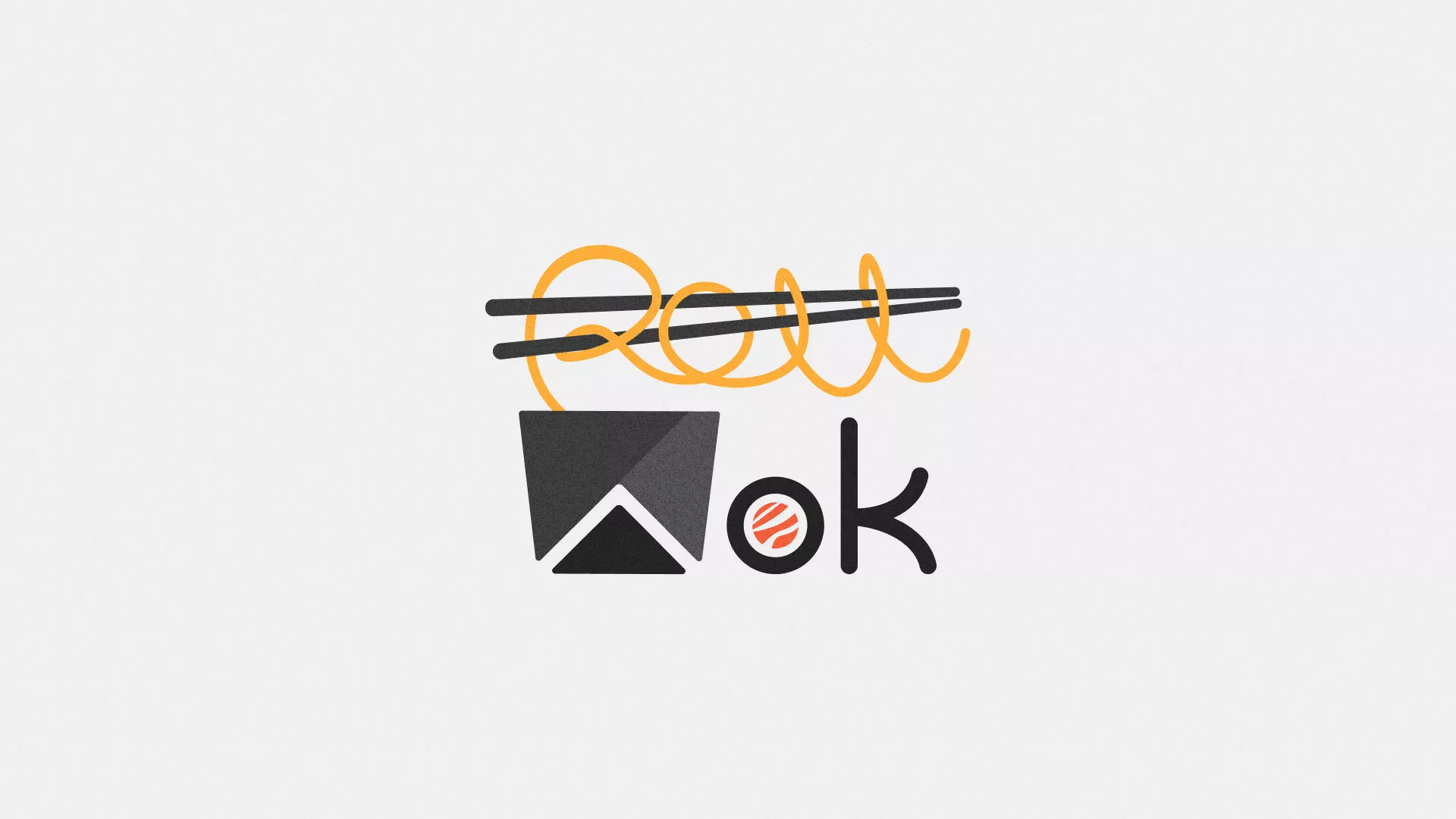Разработка логотипа в Великих Луках для суши-бара «Roll Wok Club» Разработка логотипа в Великих Луках для суши-бара «Roll Wok Club»